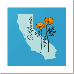 California State Flower Posters and Art